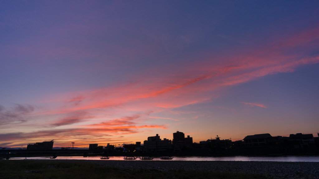 本日の夕焼け(20150606)