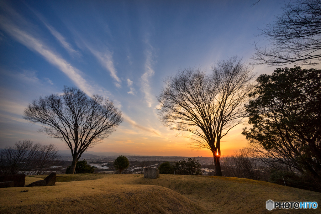 本日の夕日(20180304)