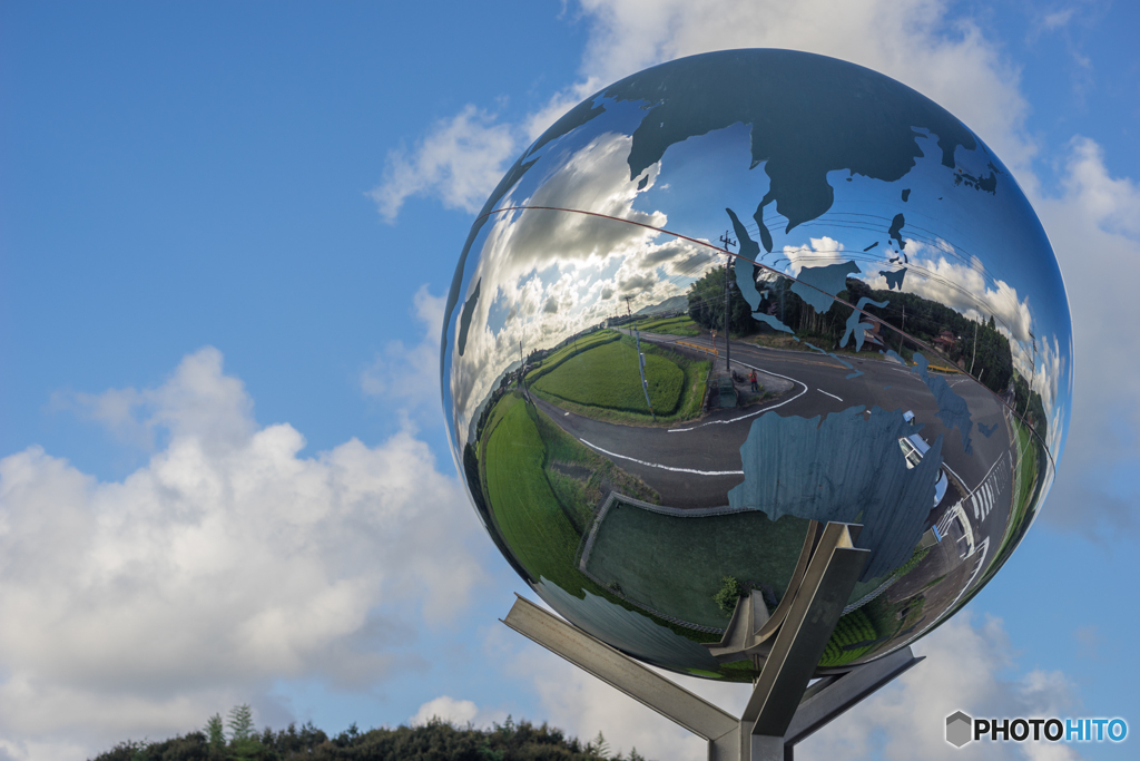 大きな地球儀<3>