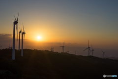青山高原の風力発電所<1>