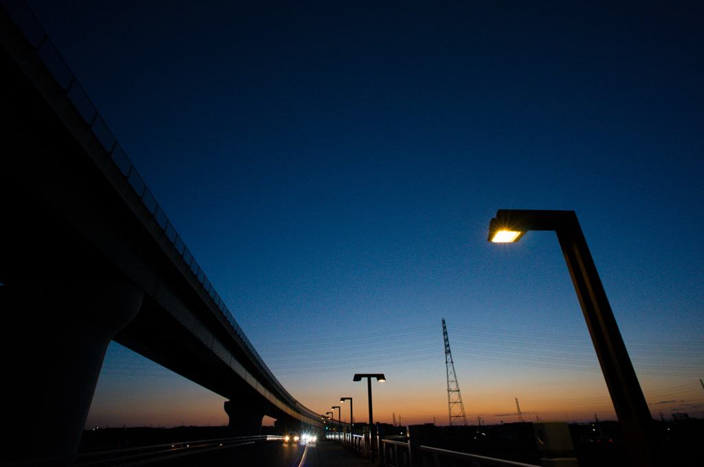 本日の夕暮れ(20140322)