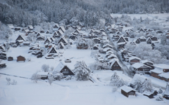 白川郷の朝