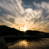 本日の夕日(20150527)