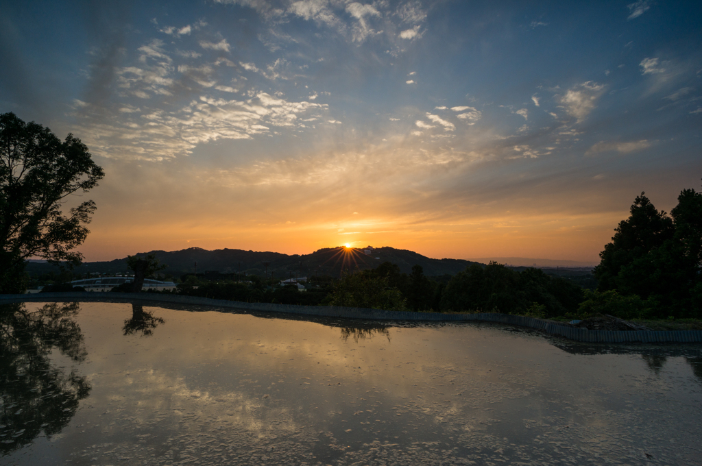 本日の夕日(20150524)<3>