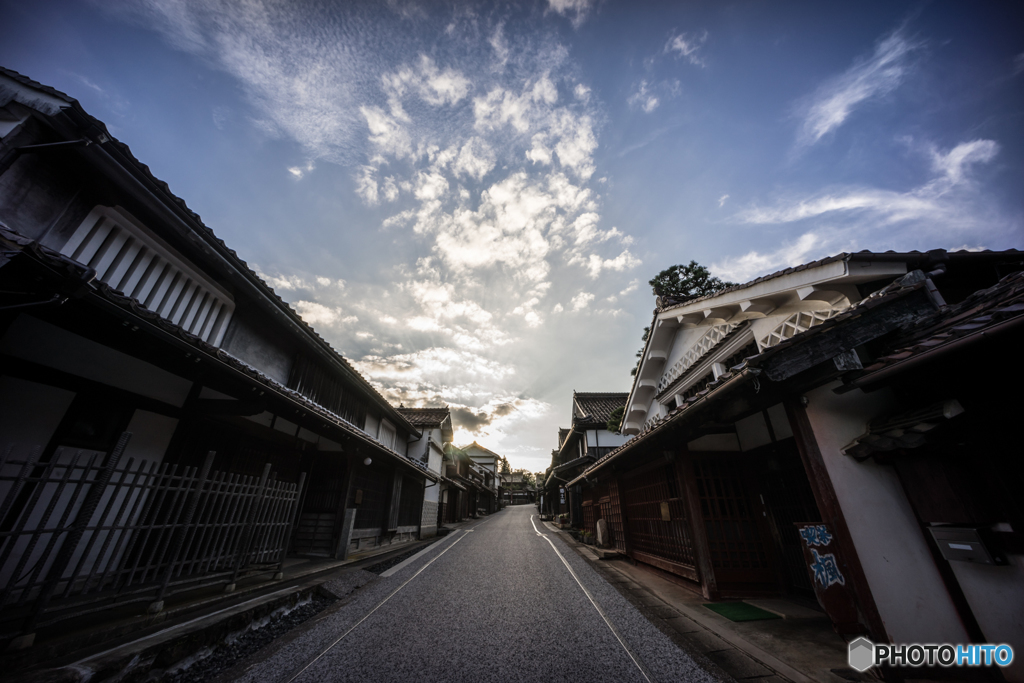 高梁の赤い町並み<7>