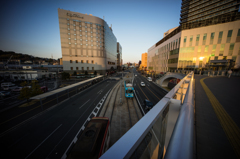 熊本駅夕景<1>