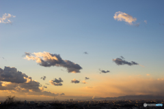 羽曳野中央霊園の夕景<6>