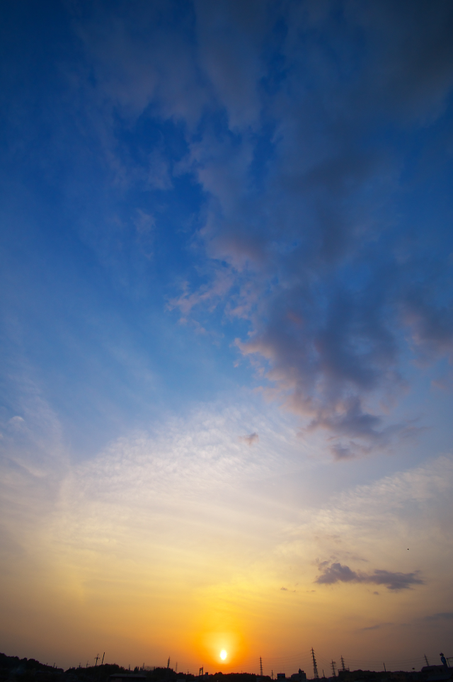 本日の夕日(20130526)