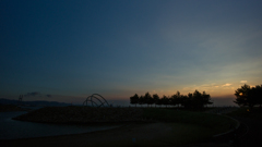 りんくう公園の夕景<2>