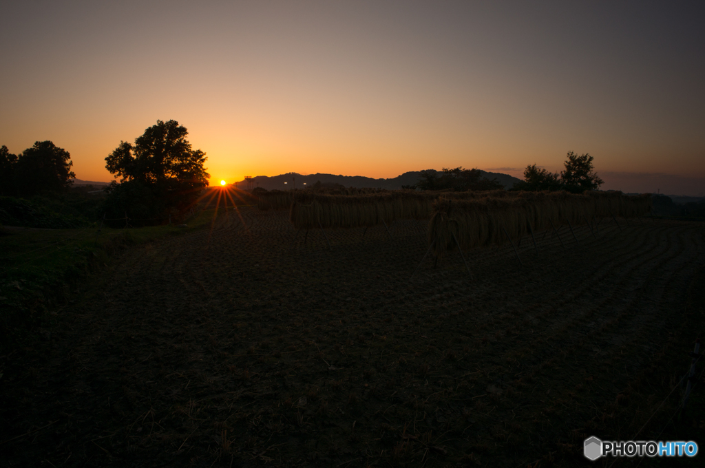 本日の夕日(20151018)