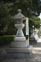 伊弉諾神宮の灯篭