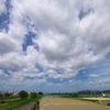 台風の後の雲１