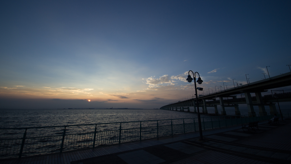 りんくう公園の夕景<3>