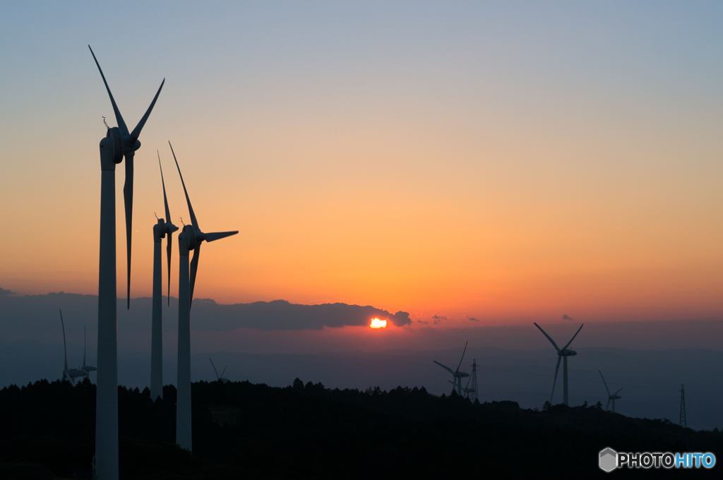 青山高原の風力発電所<3>