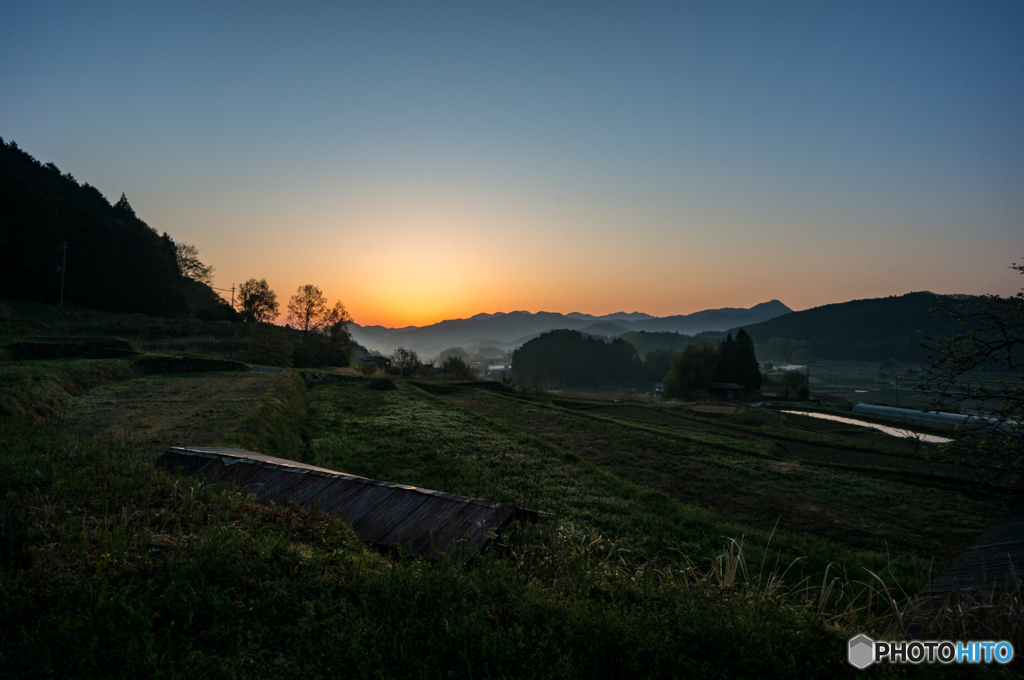 もうすぐ日の出