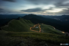曽爾高原山灯り<2>