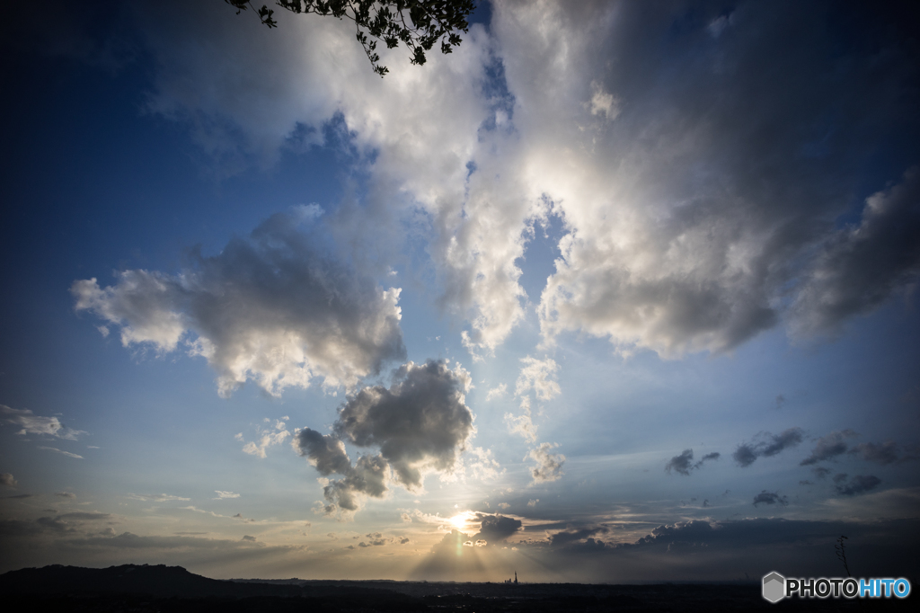 本日の夕日(20160703)