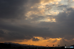 下赤坂棚田夕景<1>