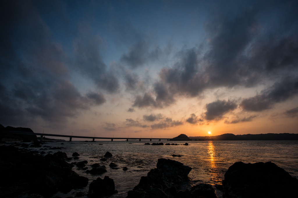 本日の夕日(20140501)その2