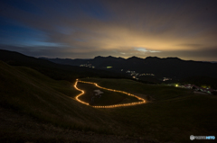 曽爾高原山灯り<3>