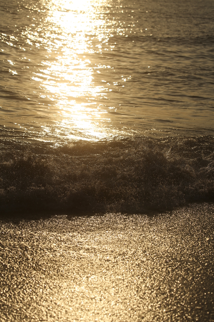 ある日の浜の夕べ２