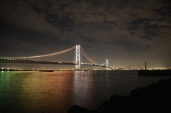 レインボーに光る橋