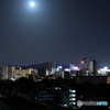 岡山市中心部の夜景