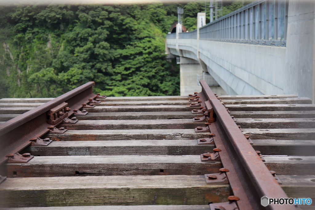 余部鉄橋　旧線