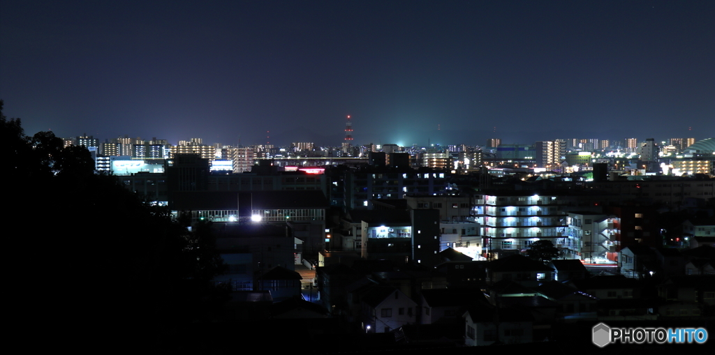 岡山市の夜景