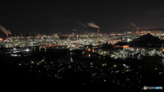 鷲羽山スカイライン　水島工場夜景