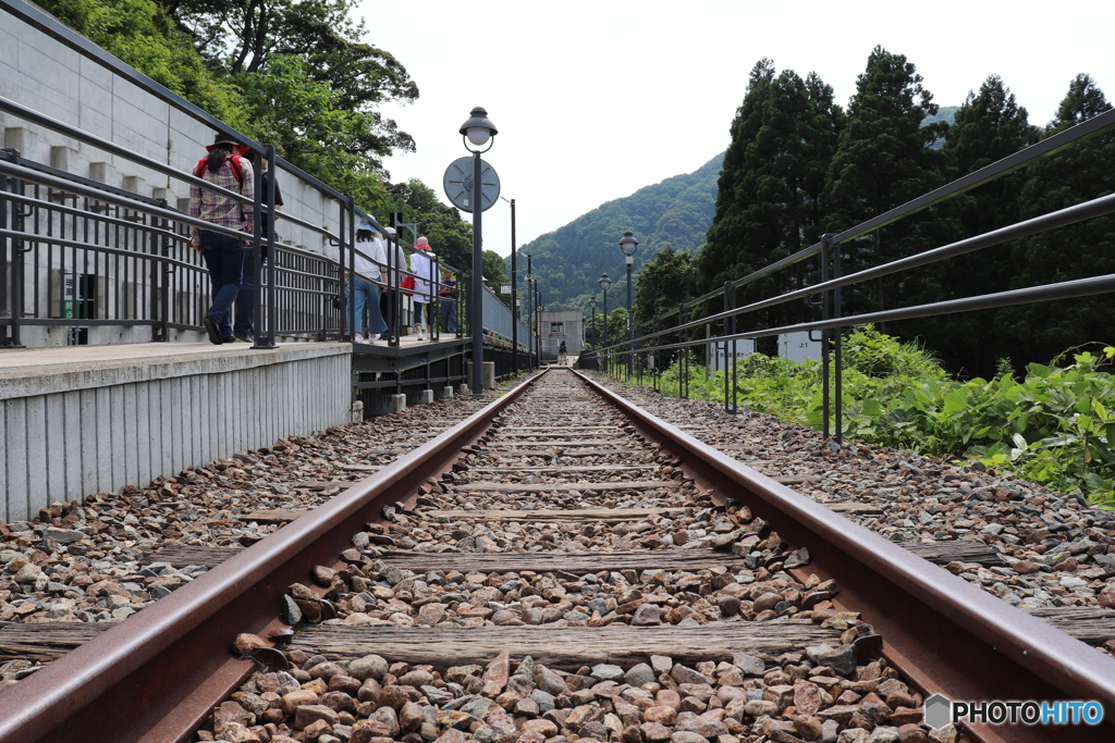 余部鉄橋　旧線跡