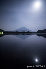 月夜に浮かぶ