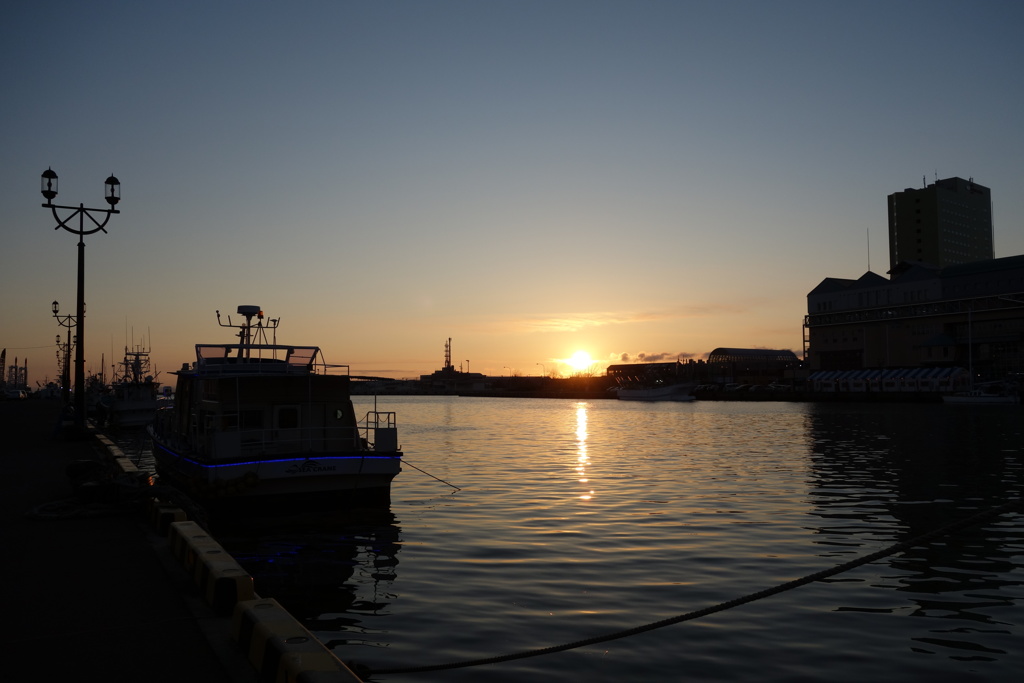 釧路の夕日