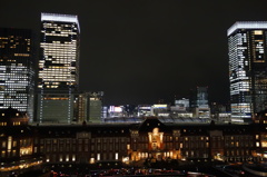 東京駅夜景