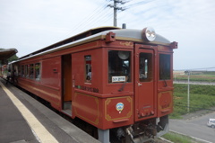 さんりく　北リアス号　田老駅にて