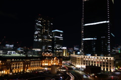 東京駅夜景