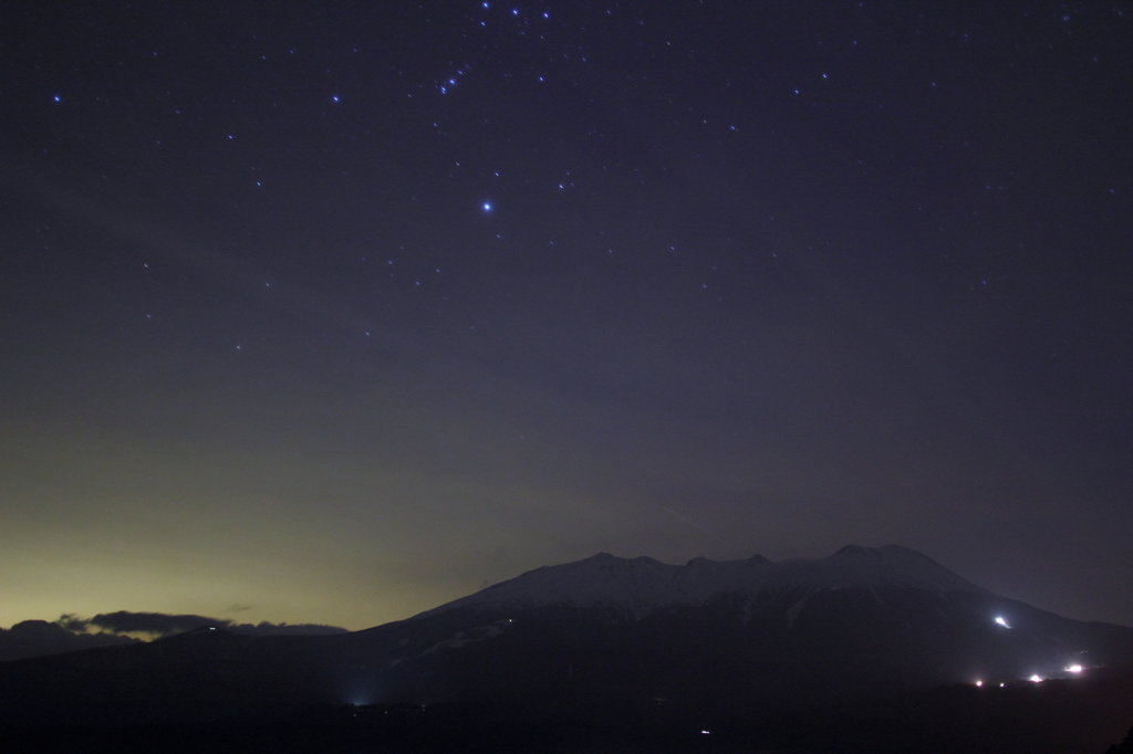 御嶽山夜景