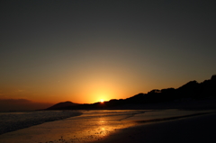夕日に魅せられて