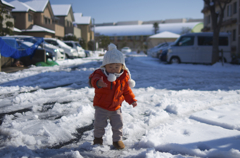 ２０１３年初雪