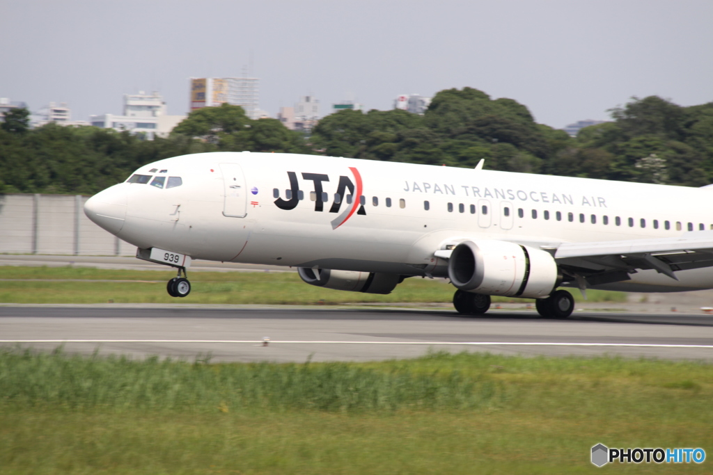 ランディング　７３７　JTA