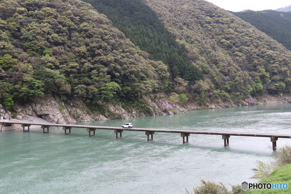 四万十川　岩間沈下橋