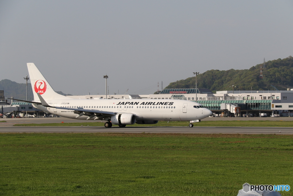 松山空港　ＪＡＬ　①　JA340J