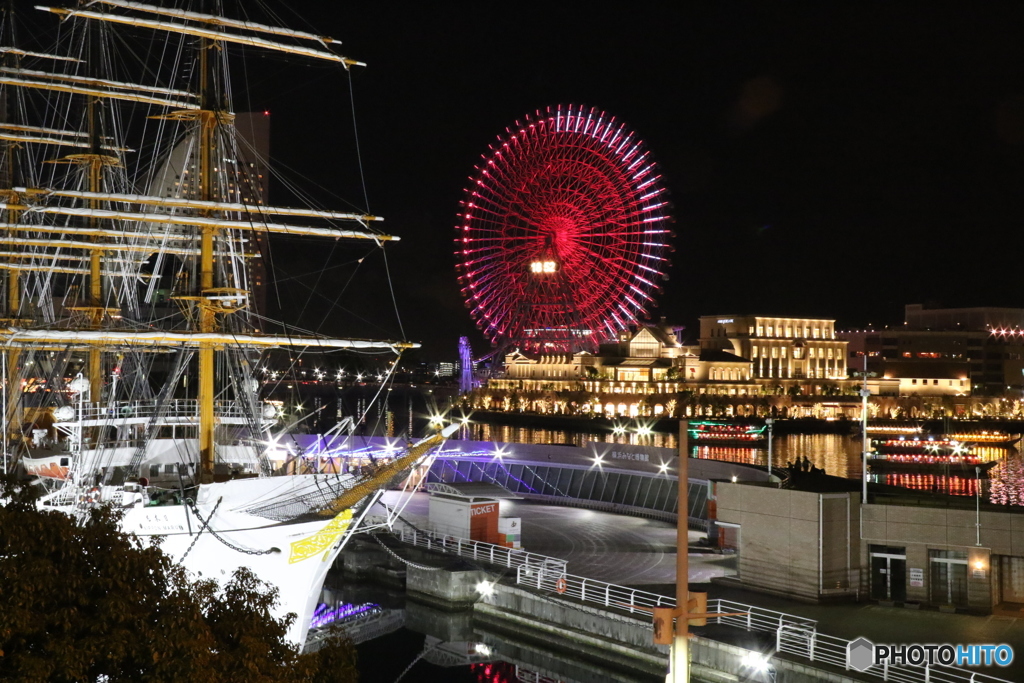 みなとみらいの夜景