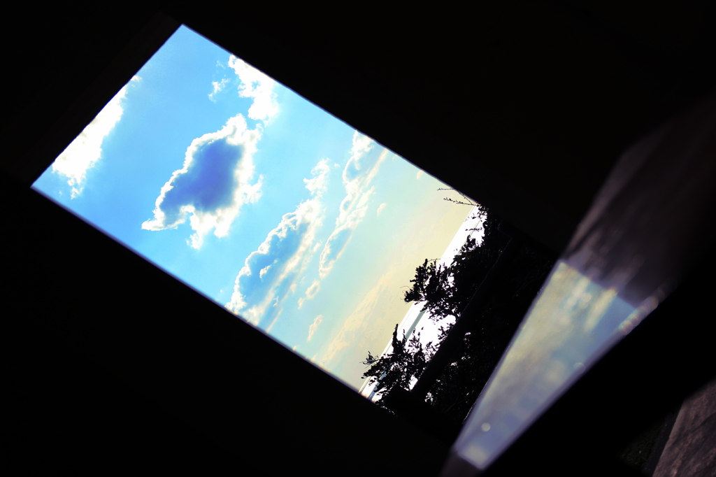大空の衣紋掛け