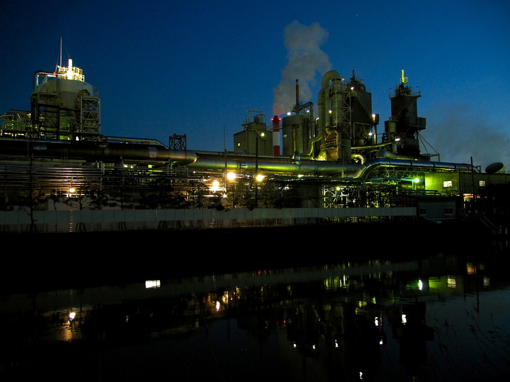 スチームパンクな夜景