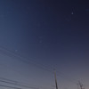 夜空と電線