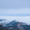 吉野山の夜明け