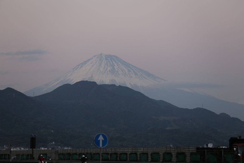 富士川SAより　富士山