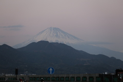 富士川SAより　富士山