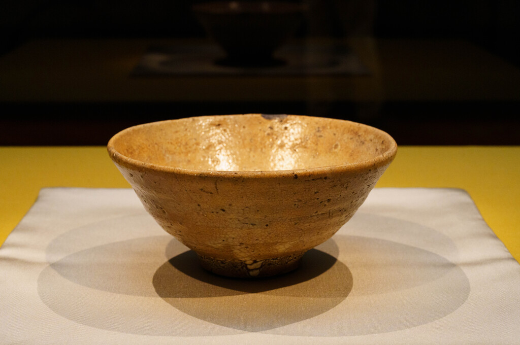 青色茶碗   土岐井戸　